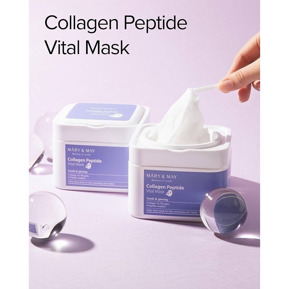 MARY & MAY Collagen Peptide Vital Mask 30